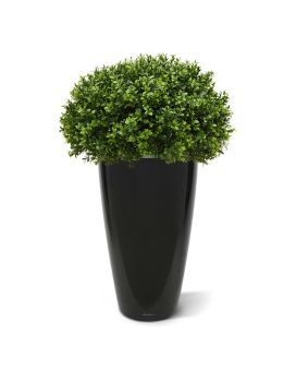 Planta artificial de meia esfera de madeira de caixa 60cm - resistente aos raios UV