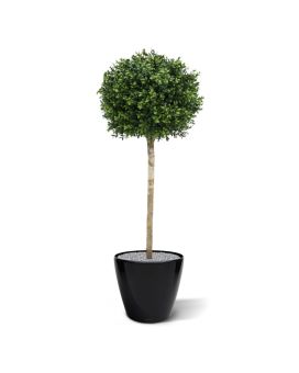 Bolbo Artificial Buxus sobre haste 110cm - resistente aos raios UV