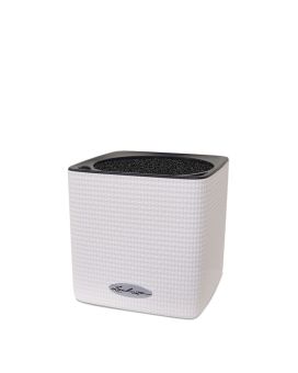 Pote Ornamental Lechuza Cube Cor 16 branco