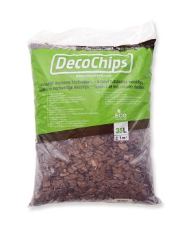 Decochips 20-40 mm 35 L castanho