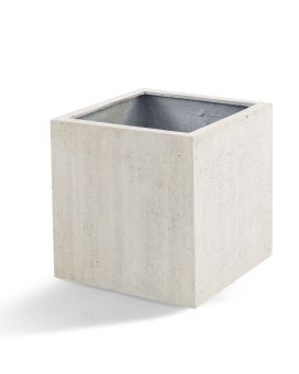 Grigio Cube S 30x30x30 de concreto branco