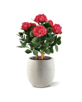 Hortênsia Artificiais UV Deluxe 65cm Cerise