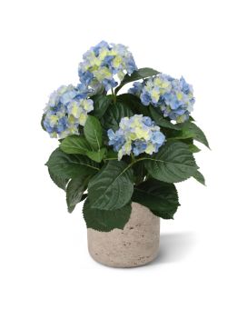 Hydrangea deluxe planta artificial 45cm - azul