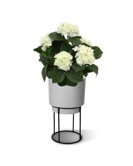 Hydrangea deluxe planta artificial 45cm - creme
