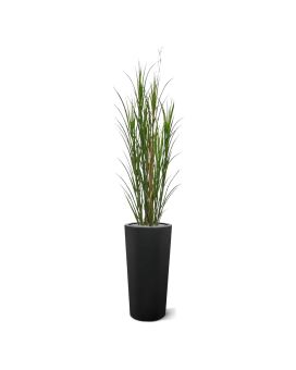 Planta de erva artificial de luxo de 165cm - verde - resistente aos raios UV