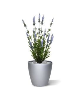 Lavanda planta artificial 50cm em vaso - azul - resistente aos raios UV