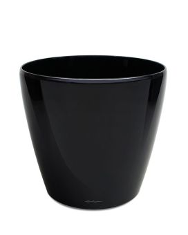 Pote ornamental Lechuza Classico 50x47 cm preto com tudo incluído