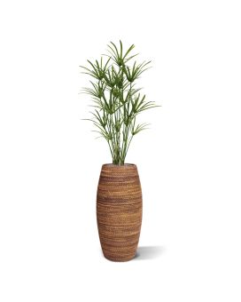 Papiro de luxo de planta artificial 135cm