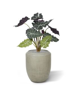 Planta artificial Alocasia vermelha 65cm