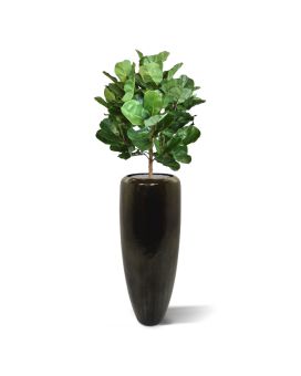 Lyrata Real planta artificial de luxo 105 cm