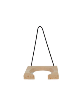 Cabide para pote Fenix 28x 18 cm - madeira