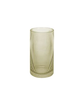 Vaso de flores Allure Straight 20x 10 cm - verde musgo