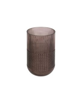 vaso floral Atrair 20x 12,5 cm - castanho chocolate