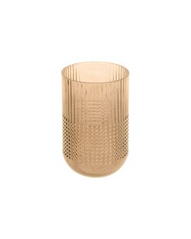 vaso floral Atrair 20x 12,5 cm - castanho areia