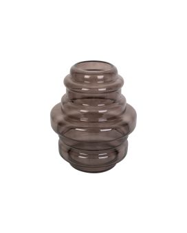 Vaso floral Distinto grande 30x 25 cm - castanho chocolate