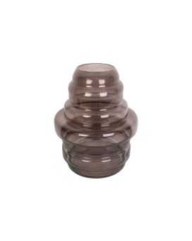 Vaso floral Distinto 25x 20 cm - castanho chocolate