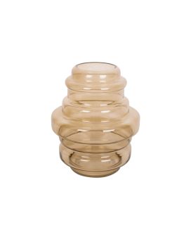Vaso floral Distinto 25x 20 cm - castanho areia
