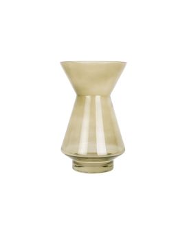 Vaso de flor Glow medium 22x 13,5 cm - verde musgo