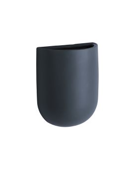 Floreira Oval 19x 14,8x 7 cm - azul escuro
