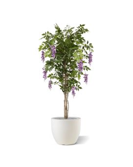Wisteria árvore artificial lilás de 150 cm