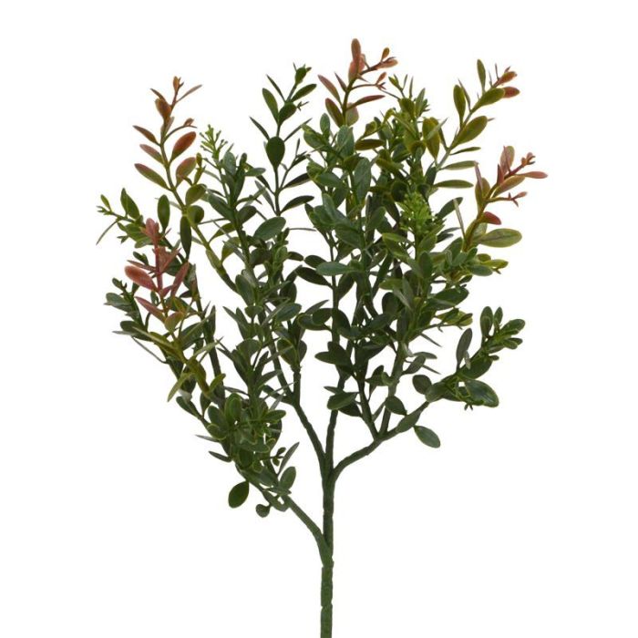 Ramo artificial de madeira de caixa 45cm - vermelho/verde main product photo
