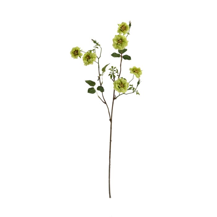 Ramo de Rosa Selvagem Artificiais 71cm Verde main product photo