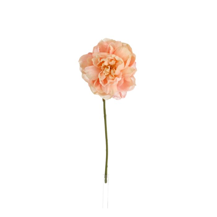 Flor de Pivoine Artificiais 38cm Pêssego main product photo