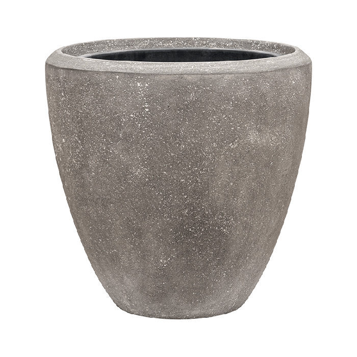 Baq Polystone Plain Couple Grey 40x40cm (com pote de inserção) main product photo