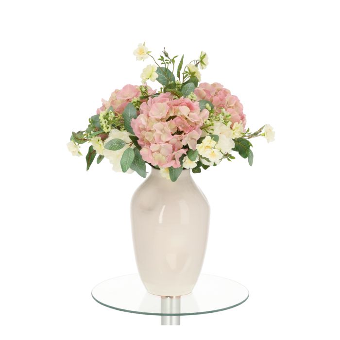 Ramo artificial atado à mão Rose York - Rosa main product photo