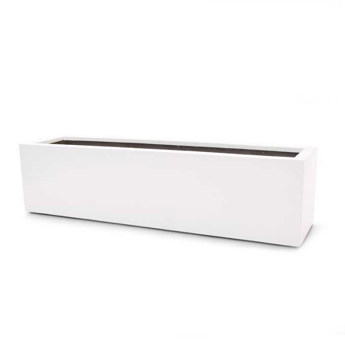 Caixa de Varanda Argento M 80x20x20 cm Branco Brilhante main product photo