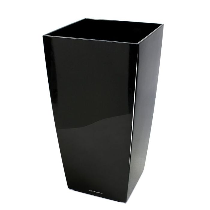 Pote ornamental Lechuza Cubico 40x40x75 cm preto all-in main product photo