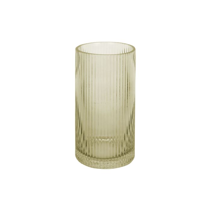 Vaso de flores Allure Straight 20x 10 cm - verde musgo main product photo