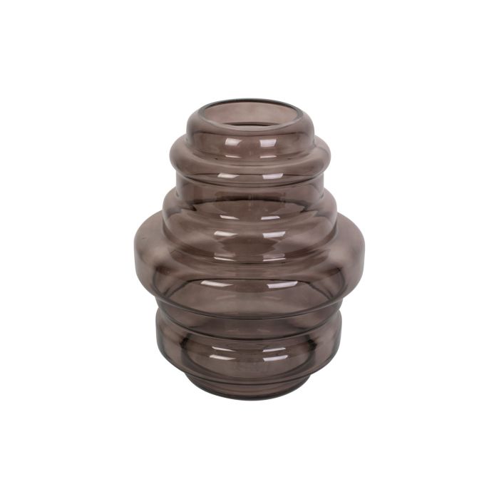 Vaso floral Distinto grande 30x 25 cm - castanho chocolate main product photo
